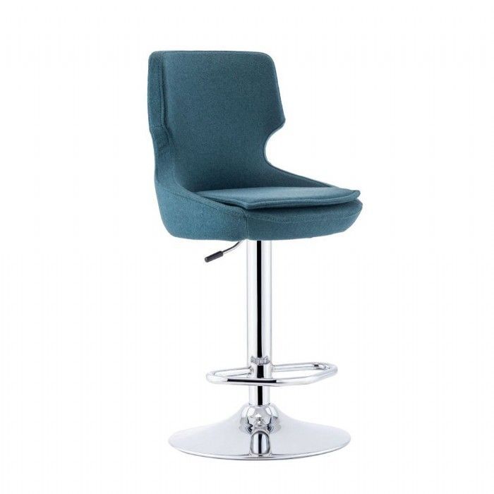 Krom Flan Ayakl Ergonomik Bar Taburesi - BAR 861