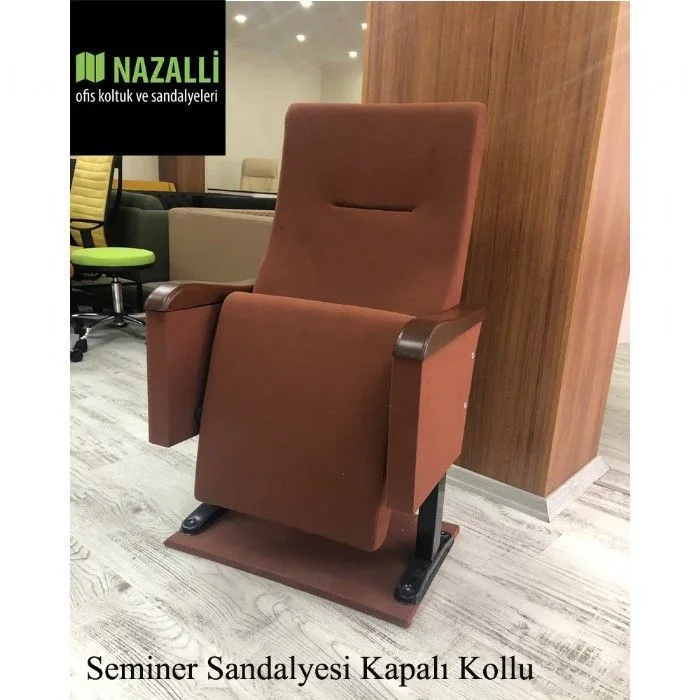 Konferans Salonu Sandalyesi Kapalı Kollu Konferans Salonu Sandalyesi Kapalı Kollu - NAZ53 | Nazalli üretimi